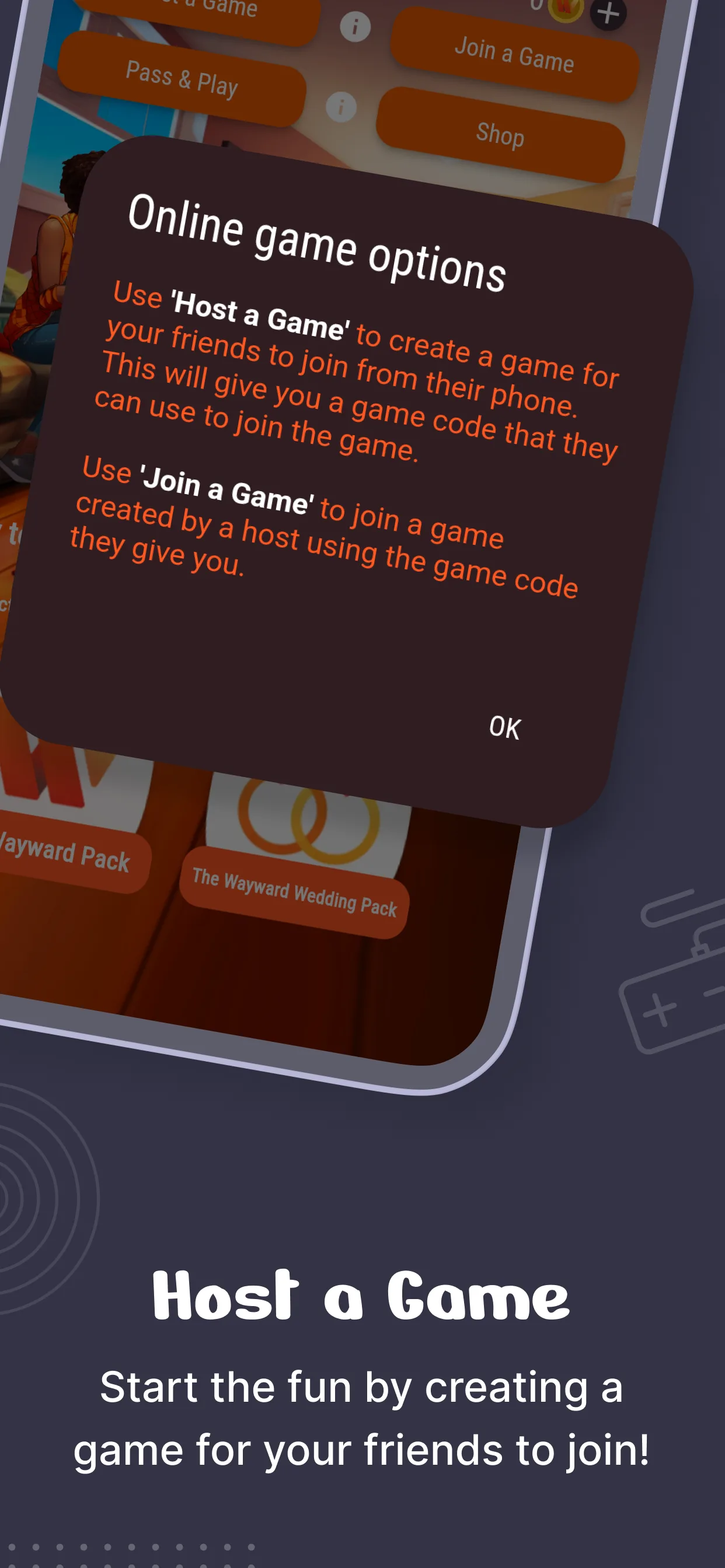 Host a game